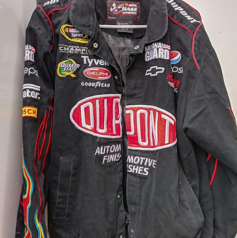 NASCAR CHASE AUTHENTICS JACKET Size MD Jeff Gordon
